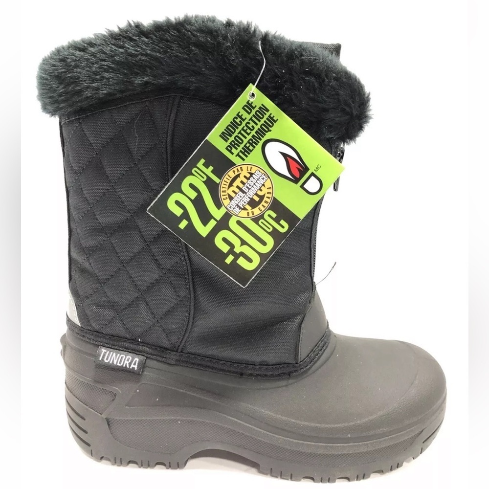 Tundra Women’s Portland Black Winter Boots, Size 8 M.